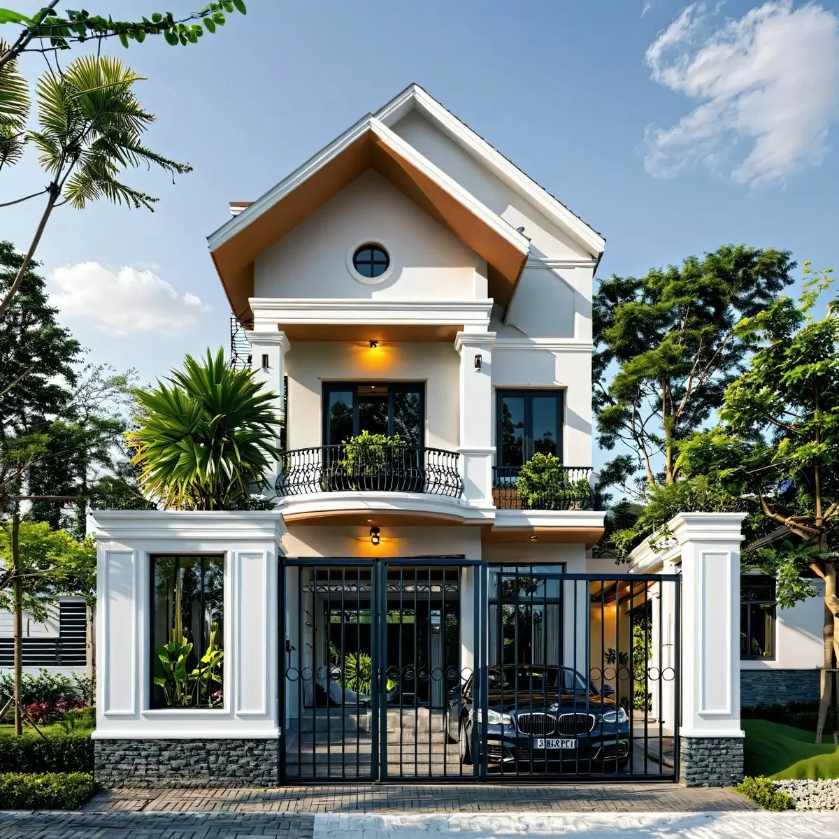 Mẫu Nhà Mái Thái 2 Tầng Đẹp Cho Gia Đình 4–6 Người: Gợi Ý Công Năng Và Kiến Trúc