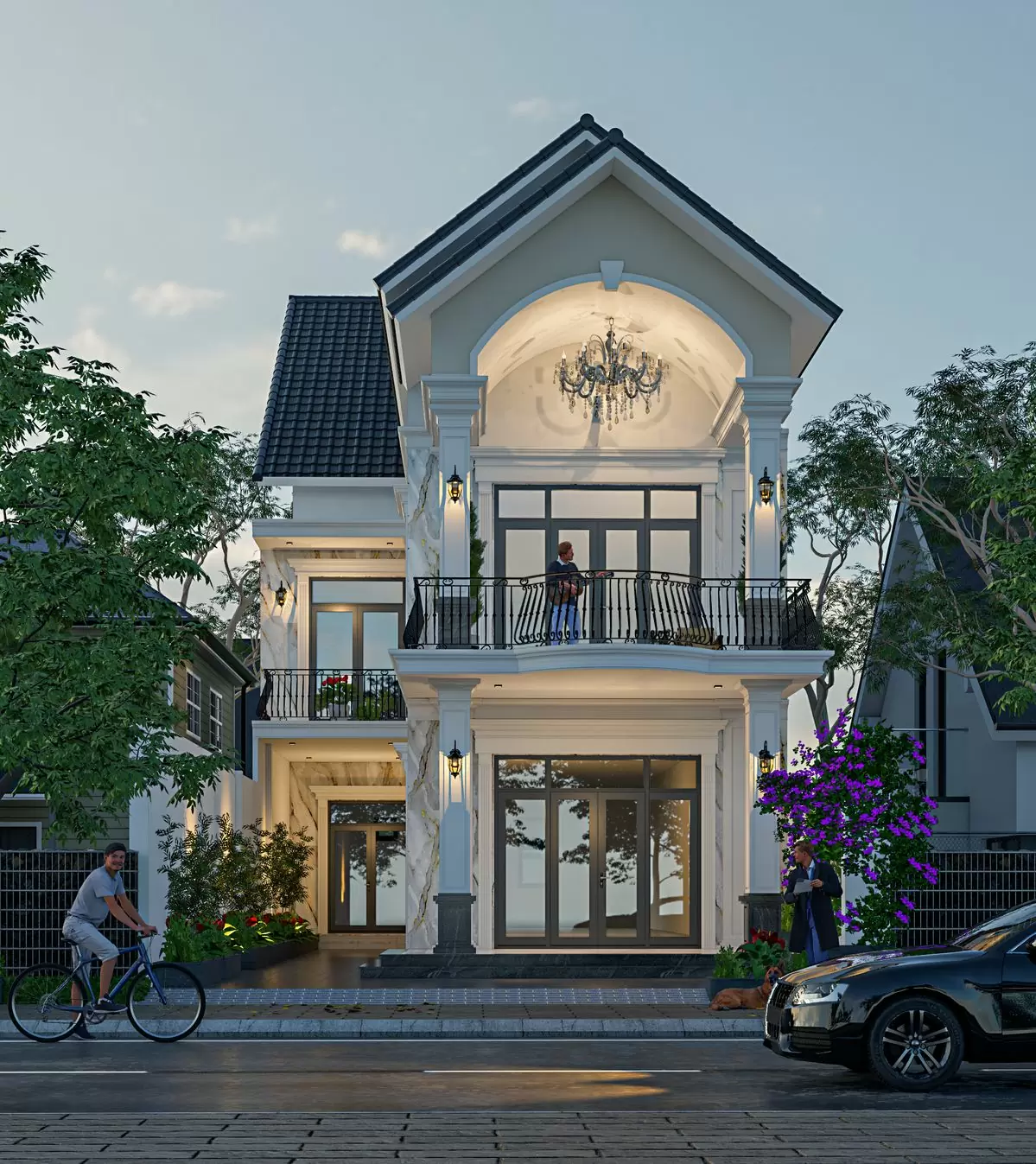 Mẫu Nhà Mái Thái 2 Tầng Đẹp Cho Gia Đình 4–6 Người: Gợi Ý Công Năng Và Kiến Trúc